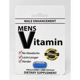 Men’s Vitamin Sexual Enhancement single capsule – energy and stamina support.