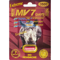 Mv 7 Days 3500mg Extreme Male Sexual Enhancement Red Pill