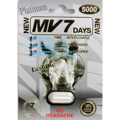 Mv 7 Days Platinum 5000mg Male Sexual Enhancement Pill