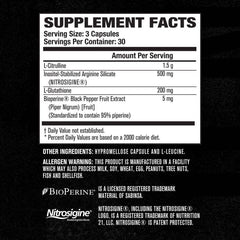 N-O-XT Nitric Oxide Booster – natural support for muscle pumps and enhanced exercise recovery.