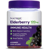 Natrol Elderberry 60 Gummies Immune Health Support Supplement
