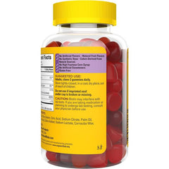 "Nature Made 2500mcg Biotin Gummies – Healthy hair and glowing skin supplement, 90 count"