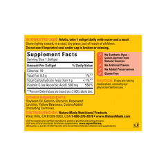 Nature Made Vitamin C 500mg 60 Softgels Immune System Support