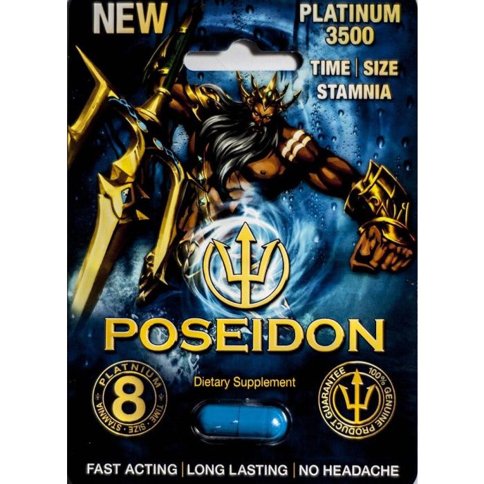 New Poseidon Platinum 3500 Mg Sexual Dietary Supplement