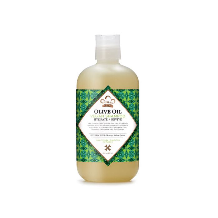 Nubian Heritage Natural Olive Oil Vegan Shampoo 12 Oz Revive