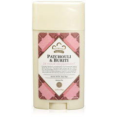 Aluminum-free deodorant with patchouli essential oil and zinc