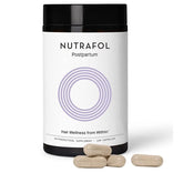 "Vegan, gluten-free Nutrafol Postpartum Supplement – hair restoration for postpartum women"