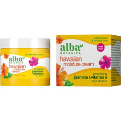 Alba Botanica Hawaiian Moisture Cream Smoothing Jasmine Vitamin E 3 Oz