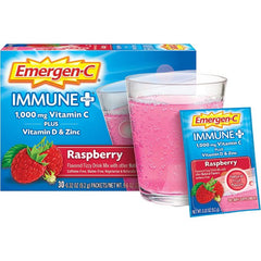 Emergen C Immune Plus 1000mg Vitamin C Powder Mix 30 Cnt 0.33 Oz