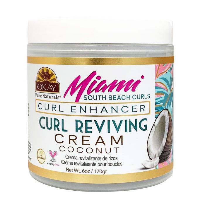 OKAY Miami South Beach Curls Enhancer Curl Revival Cream 6oz/170gr