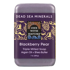 Unboxed One With Nature Dead Sea Mineral Soap Bar, gentle cleansing formula