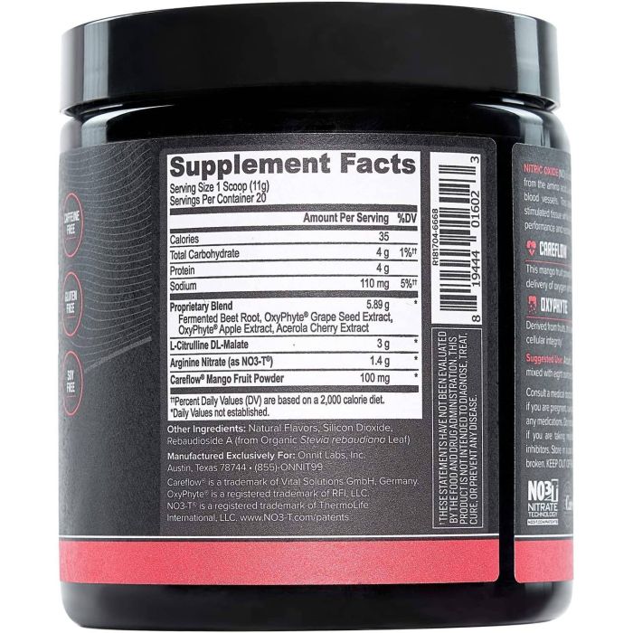 Harvest Fruit flavored powder with clean energy and vascular support