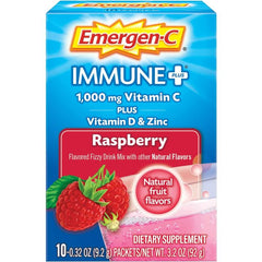 Emergen C Immune Plus 1000mg Vitamin C Powder Mix 10 Cnt 0.33 Oz