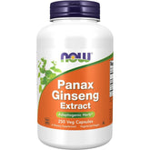 NOW Panax Ginseng Extract Adaptogenic Herb 500mg Veggie Caps