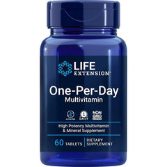Life Extension One Per Day Multivitamin 60 Tablets Non GMO