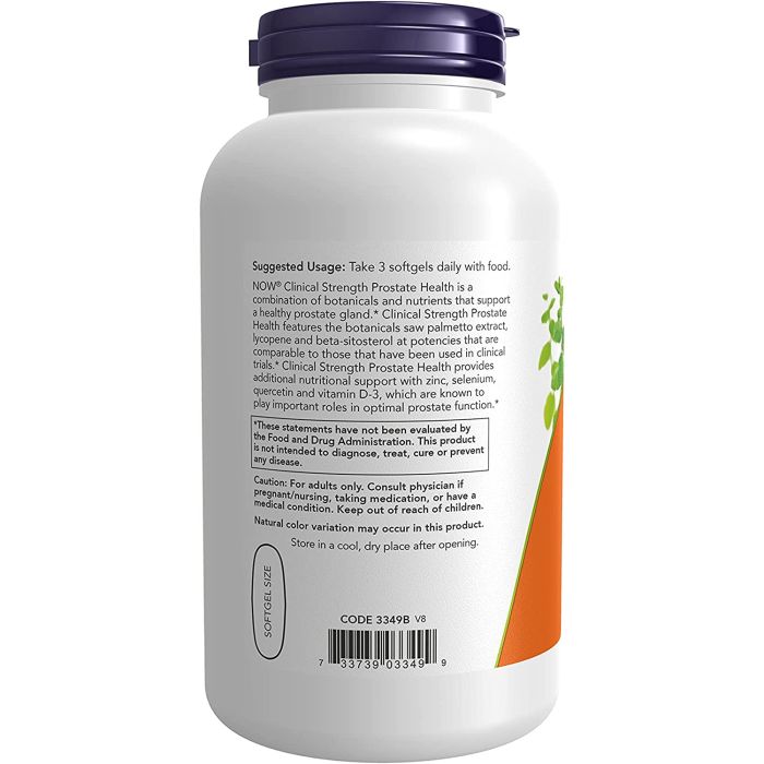 NOW Prostate Health Clinical Strength Saw Palmetto Softgels