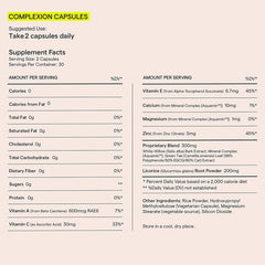 RAE 60 Capsules – Vegan, non-GMO, and gluten-free for clear and youthful skin.