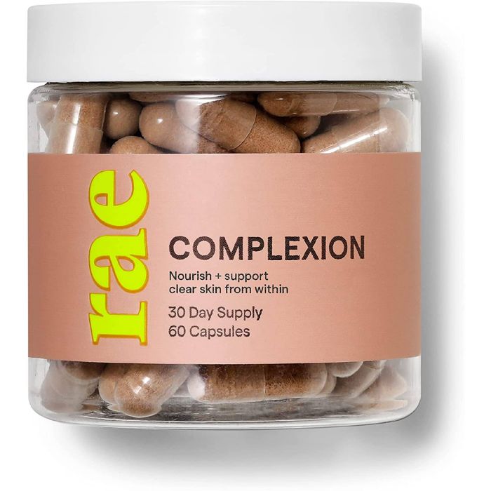 RAE Complexion Clear Skin from Within – Supports skin clarity, texture, and collagen production.