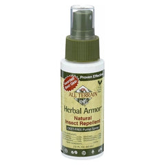 Herbal Armor DEET-Free Insect Repellent Spray – Plant-Based Mosquito & Bug Protection for Family Travel Use, 2 Oz Pump Spray