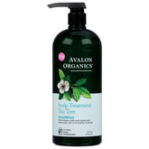"Plant-based tea tree shampoo for sensitive scalps – EWG VERIFIED and NSF Certified"