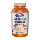 NOW Sports Arginine Ornithine Amino Acids 250 Veggie Caps