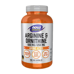 NOW Sports Arginine Ornithine Amino Acids 250 Veggie Caps