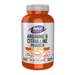 NOW Sports Arginine Citrulline Powder 12 Oz Amino Acids
