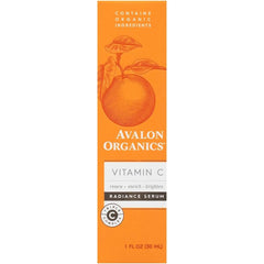 Radiance Serum Vitamin C 1 Oz Avalon Organics Dermatologist Tested