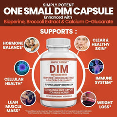 DIM supplement for women and men – supports hormone balance naturally