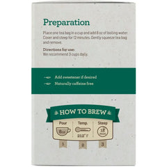 "Eco-friendly packaging of Alvita Organic Senna Tea – recyclable materials"