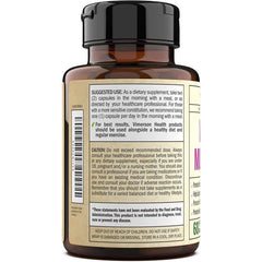 "Vimerson Women’s Multivitamin supplement facts with iron, biotin, and B vitamins for daily nutrition"