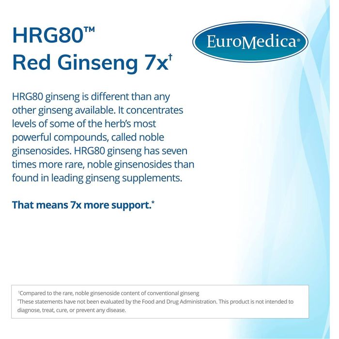Euromedica Male Sexual Health Vegan Non Gmo Hrg80 Red Ginseng