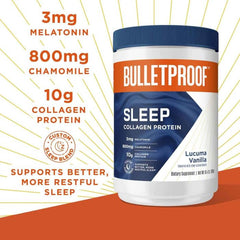 Bulletproof Sleep Collagen Protein Powder 10.4 Oz Lucuma Vanilla - supplementcorner