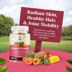 Nature's Craft Tropical Flavor Collagen 60 Gummies Adult Vitamins