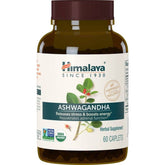 Organic Ashwagandha Herbal Energy Booster Himalaya 60 Caplets