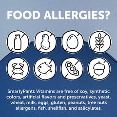 Smarty Pants Organics Men's Formula Multivitamin Probiotics 120 Gummy