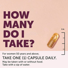 Smarty Pants Women's 50 Plus Formula Multivitamin 30 Veggie Capsules