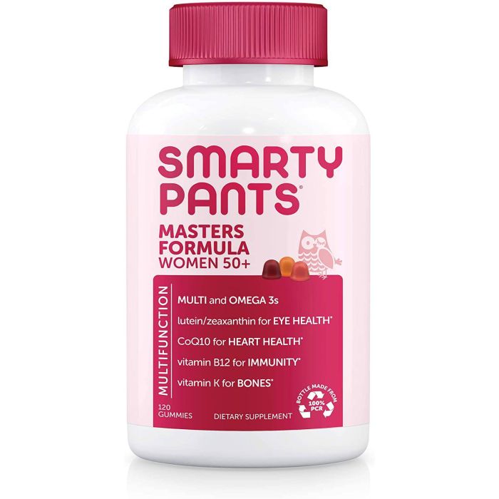 Smarty Pants Women's 50 Plus Masters Formula Multivitamin 120 Gummies