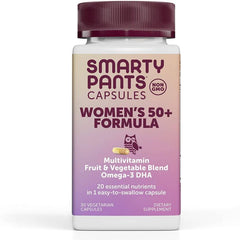 Smarty Pants Women's 50 Plus Formula Multivitamin 30 Veggie Capsules