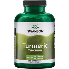 Swanson Turmeric Curcuma Antioxidant Supplement 240 Caps