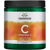 Swanson Vitamin C Powder Immune System Support Supplement 16 Oz