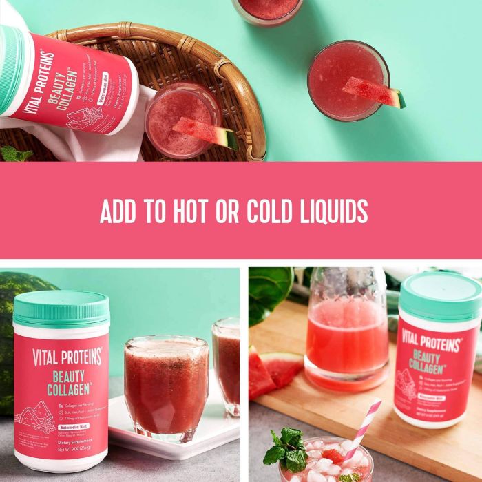 Vital Proteins Beauty Collagen Powder Supplement Nail Hair Skin Health