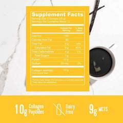 Vital Proteins Collagen Coffee Creamer Vanilla Flavored 10.6 Oz