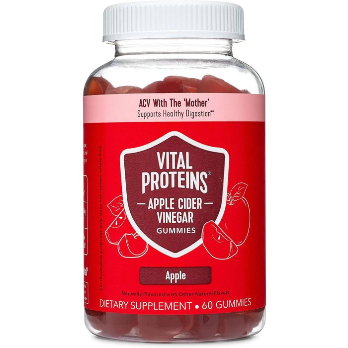 Vital Proteins Apple Cider Vinegar Gummies 60 Energy Boost Supplement