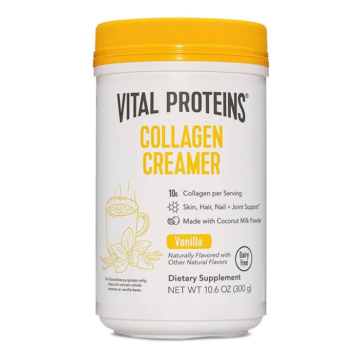 Vital Proteins Collagen Coffee Creamer Vanilla Flavored 10.6 Oz