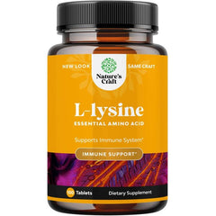 Nature's Craft L Lysine Essential Amino Acids Immune Support 100 Caps