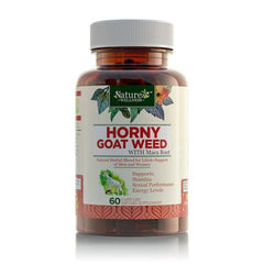 Natures Wellness 60 Capsules Horny Goat Weed Extract Maca Root