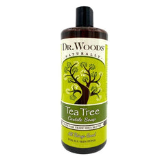 "Natural castile soap with tea tree oil – ideal for acne-prone and sensitive skin"
