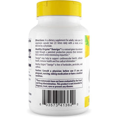 "Bottle of Healthy Origins Teavigo green tea extract with 94% EGCG in veggie capsules"