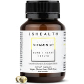 JSHealth Vitamin D Formula Bone Heart Health Support 60 Soft Caps